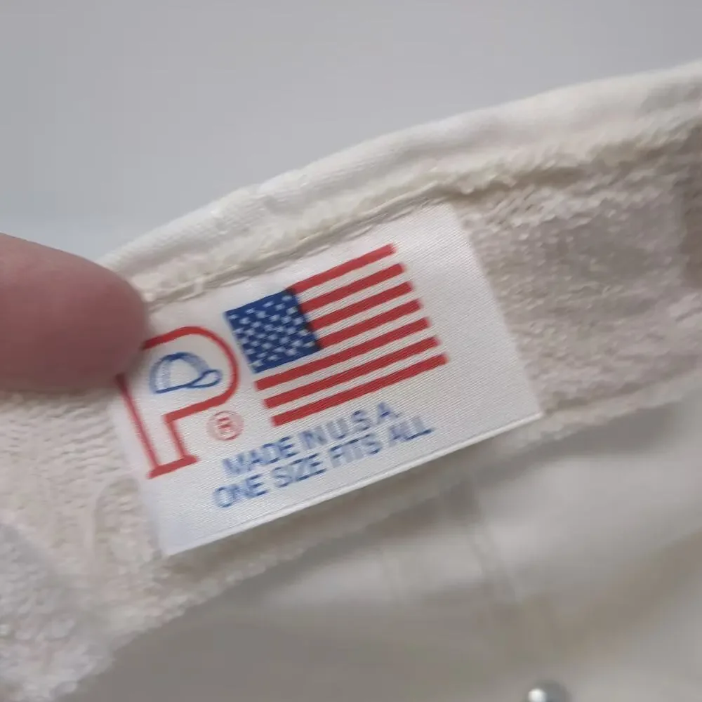 Pro Hat 5 Panel White Red Idaho Falls Fire Paramedics Rope Cap Made in USA OS - Picture 9 of 9